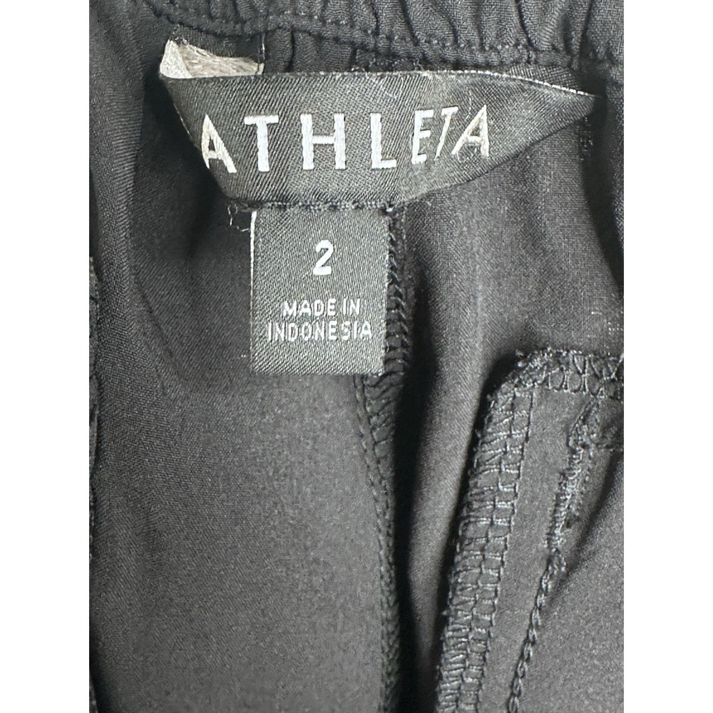 ATHLETA Endless High Rise Cargo Pants Black 2 Regular Athleisure Gorpcore - Picture 7 of 10